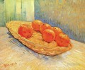 Still Life with Basket and Six Oranges Vincent van Gogh